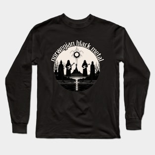 Norwegian black metal, dark music Long Sleeve T-Shirt